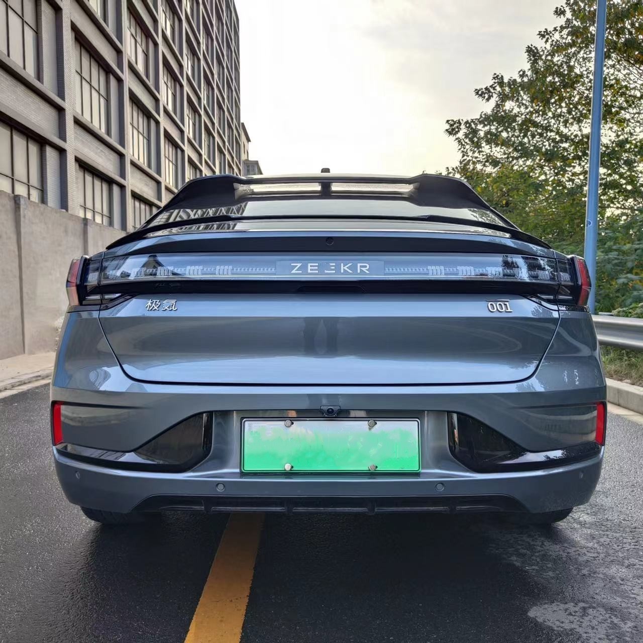 2022 Pure Electric Cars For ZEEKR 001 New Energy Vehicles Long Range ev Car Rear Spoiler