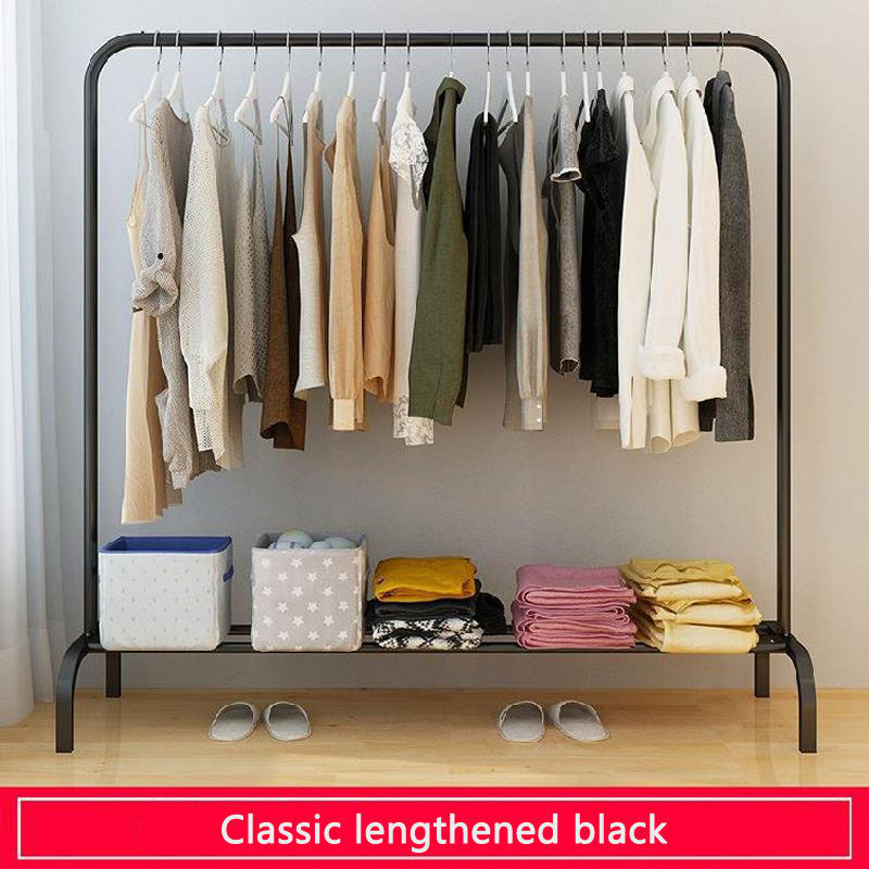 Fts rack portable floor standing metal hangers bedroom hanging  clothes coat racks