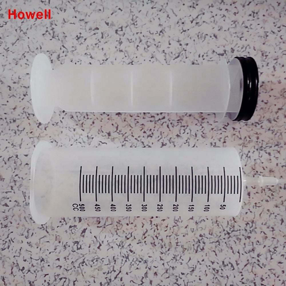 500ml Syringe Irrigation Feeding Syringe with Catheter Tip