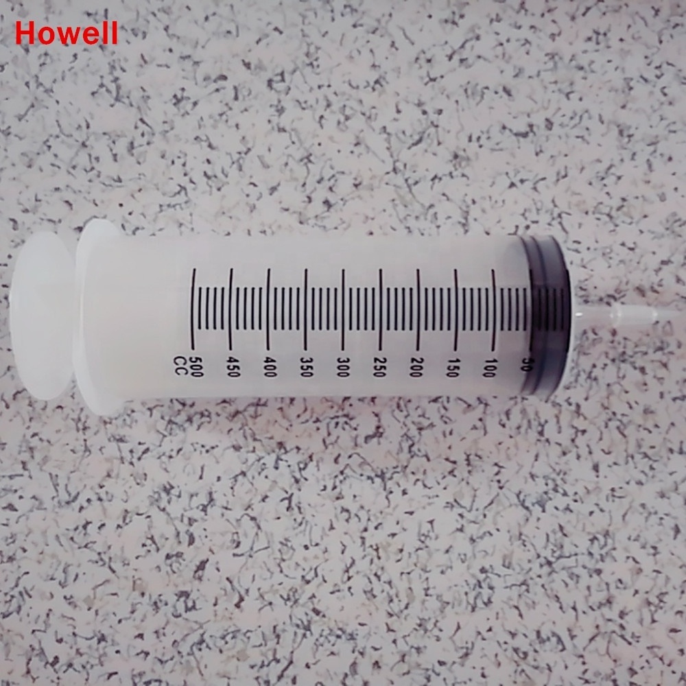 500ml Syringe Irrigation Feeding Syringe with Catheter Tip