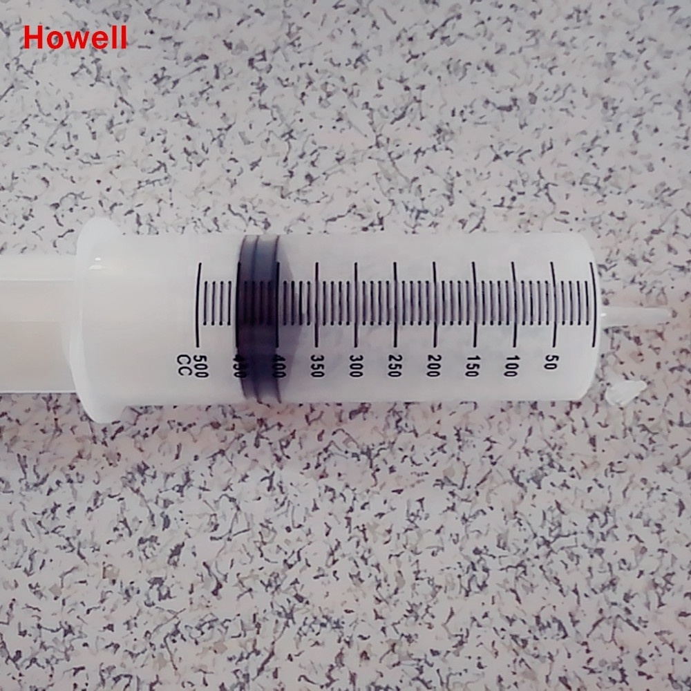 500ml Syringe Irrigation Feeding Syringe with Catheter Tip