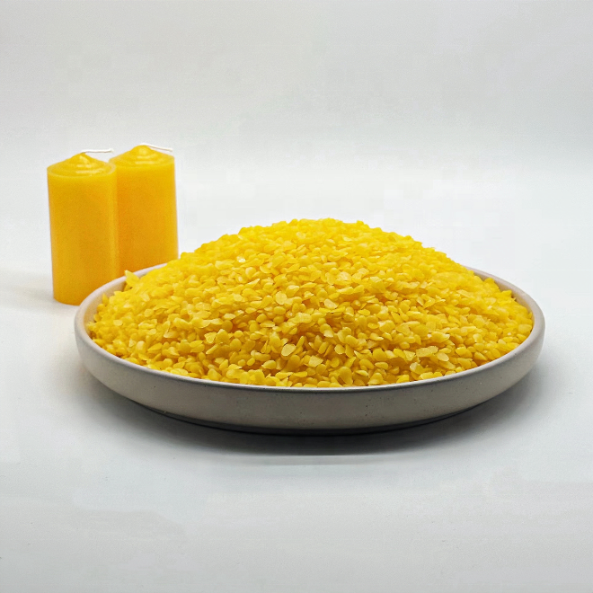 Wholesale natural yellow beeswax for making beeswax scented candles