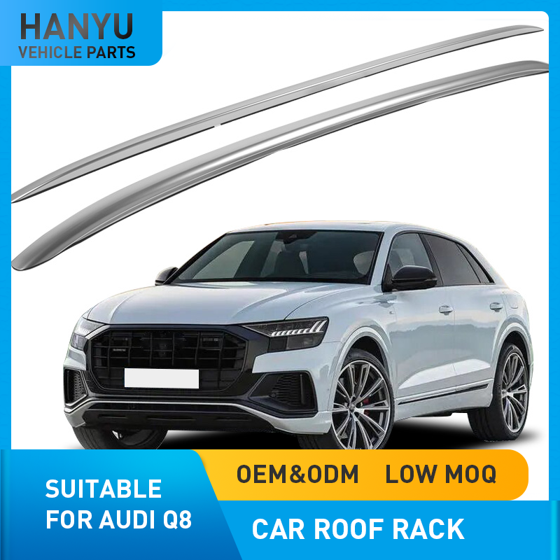 Car Parts Silver Car Racks Double Side Rail Roof Rack For AUDI Q8