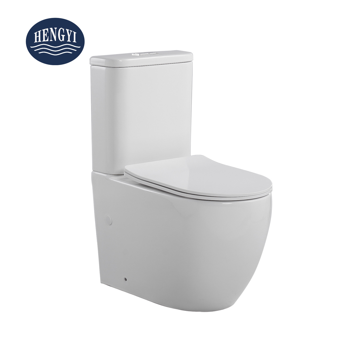 Europe Popular two piece toilet sanitary ware back to wall floor mounted ceramic bidet complete toilet set