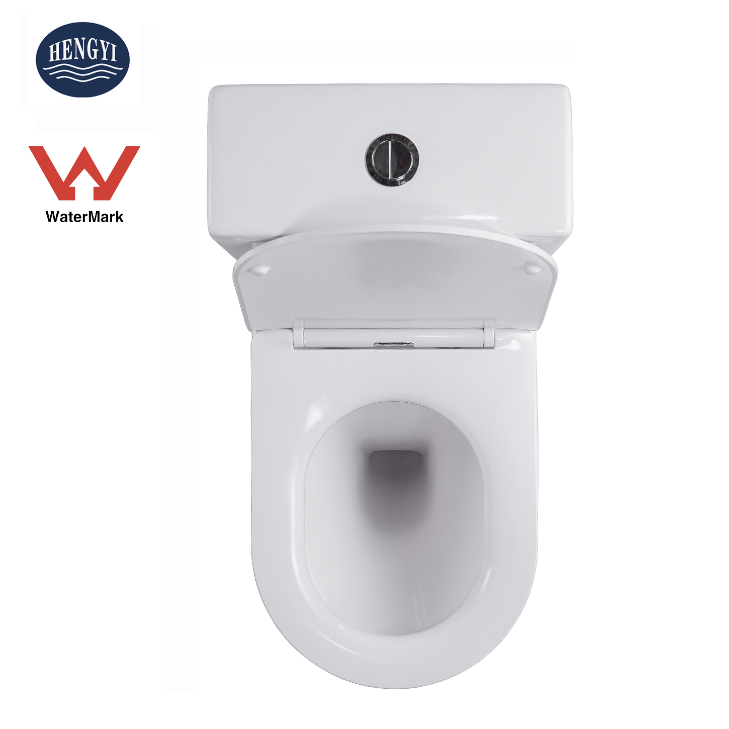 HY-6002 Wholesale Factory WATERMARK Certification Toilet Suites Back To Wall Nano Glaze Ceramic P-trap WC toilet bowl