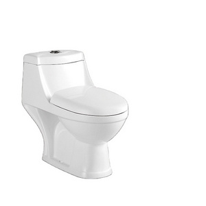 Middle East Cheap one piece toilet bowl China Washdown  250mm S-trap Toilets