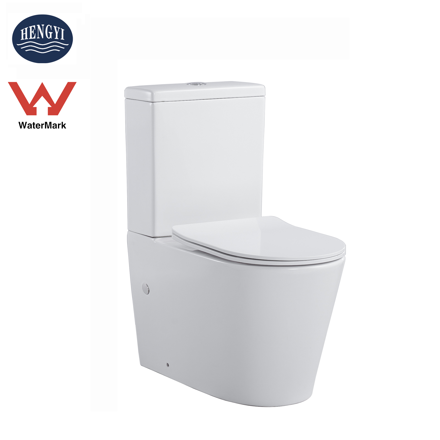 HY-6002 Wholesale Factory WATERMARK Certification Toilet Suites Back To Wall Nano Glaze Ceramic P-trap WC toilet bowl