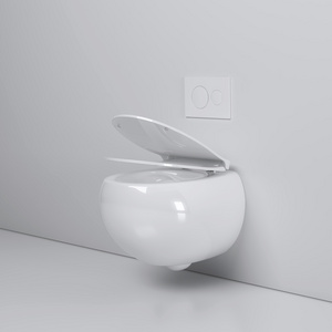 New product launch toto wall hung rimless toilet siphonic one piece Wall Mounted toilet for hotel bathroom