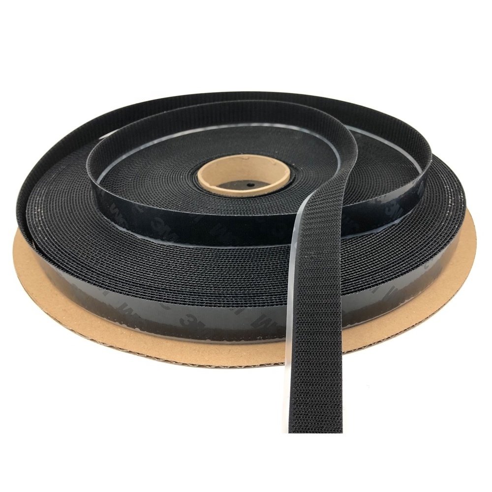 3M SJ3571and SJ3572  Black Quick Low Profile Thin Reclosable Fastener Self Adhesive Dual Lock Tape adhesive hook and loop