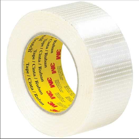 3M 8959 transparent strong bidirectional mesh glass fiber tape  high temperature  industrial heavy binding fixed Filament Tape