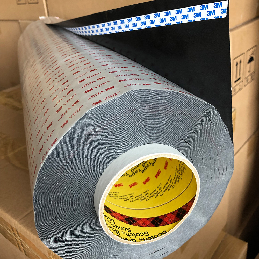 3M 5915P VHB Tapes utilizes modified acrylic adhesive on both sides of a very conformable, adhesive foam core