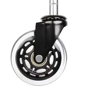 PU material office chair caster wheels for furniture moving