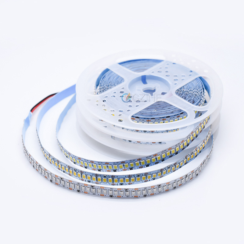 2835 led strip light 24v double color led strip  white&warm 240 LED bi- color 2835 led strip