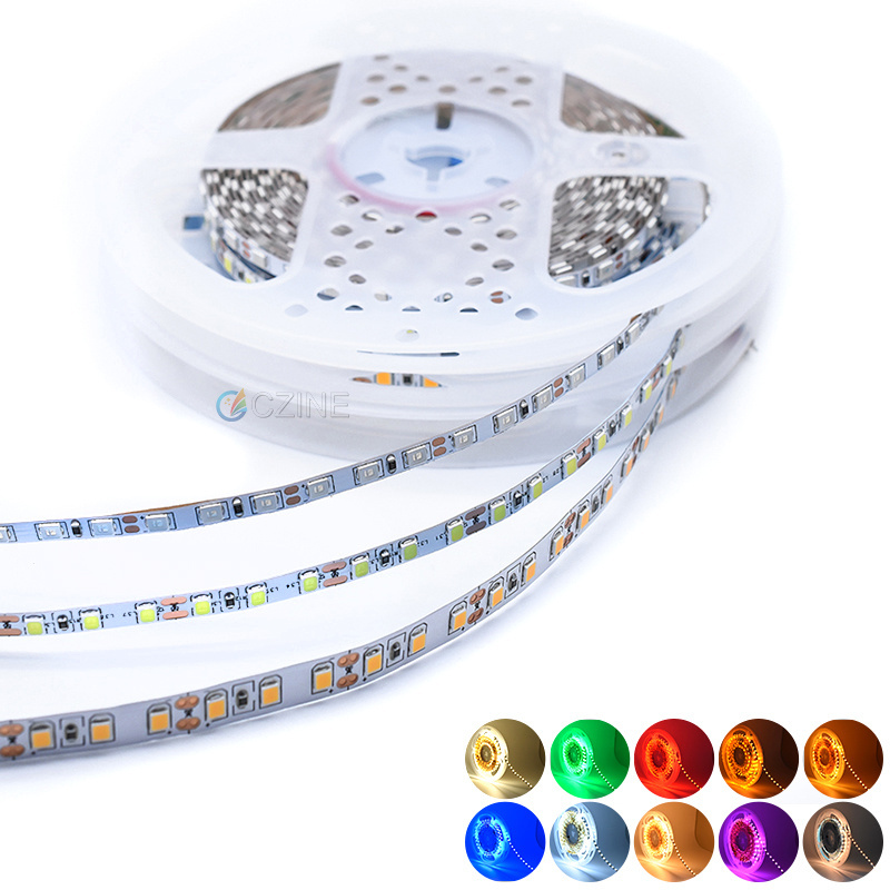 High Bright Dc12v 5v Thin Led Tape Cintas 4mm 5mm Flexible Warm White Red Blue Green 120led Luces Led 2835  Led Strip Light