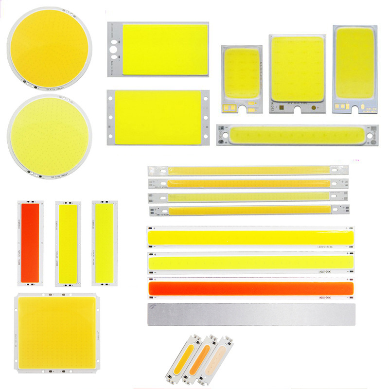 Customized Cob Led Chip Bar Panel LAMP Red Blue White  Outdoor Dc 3v 5v 12v 24v HIGH POWER COB 3W 12W 50W 100W 200W Led