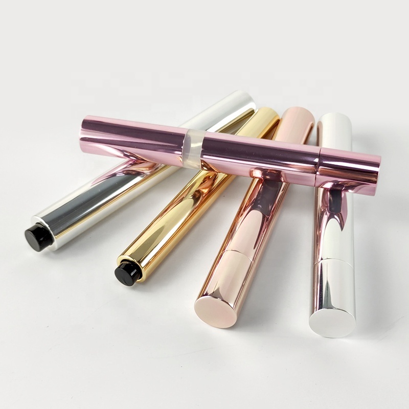 Personalised Gold Empty Aluminum Cosmetic Cuticle Oil Tubes Packaging Cuticle Oil Nail Pen Applicator