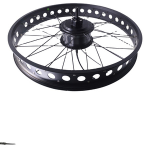 CZJB-110C OEM ODM 48V 500w 750W 20"/26"x4.0 48v 500w wheel hub motor ebike electric fat tire kit with lcd display