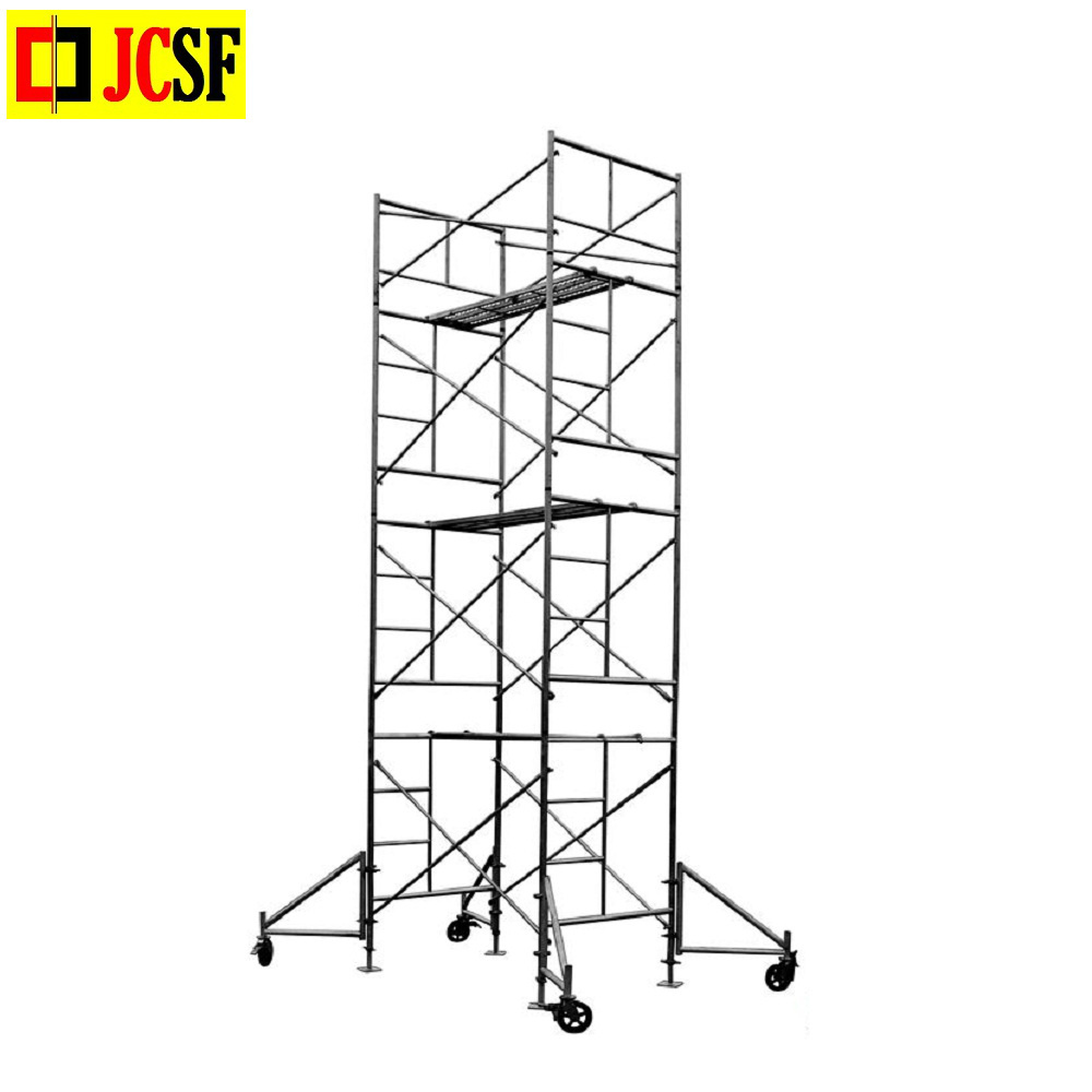 HDG Painted Powder Coated Mobile Mason Scaffolding Ladder Walk Through Frame for Construction