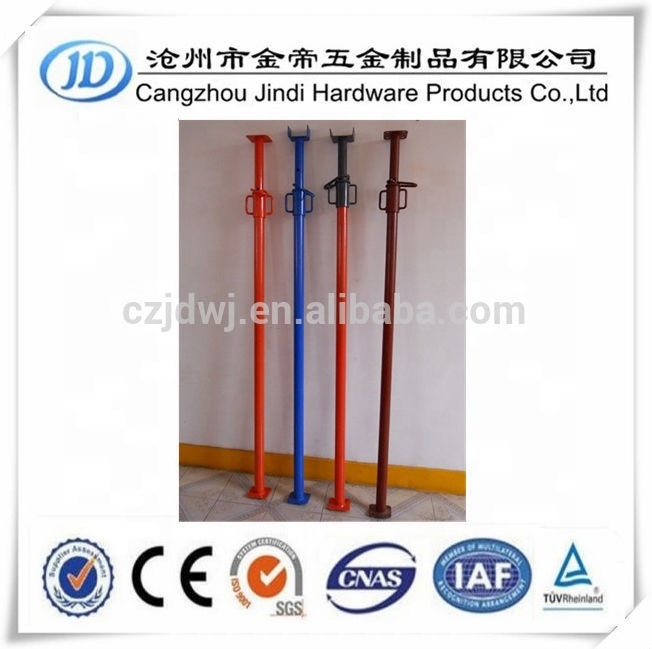 Scaffolding accessories spanish adjustable metal shoring prop for construction