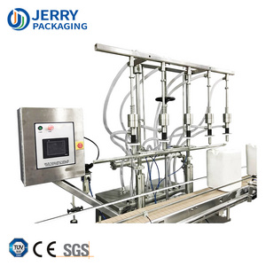 PLC HMI Liquid filling machine Overflow bucket Filling Machine large capacity oil drum filling machine