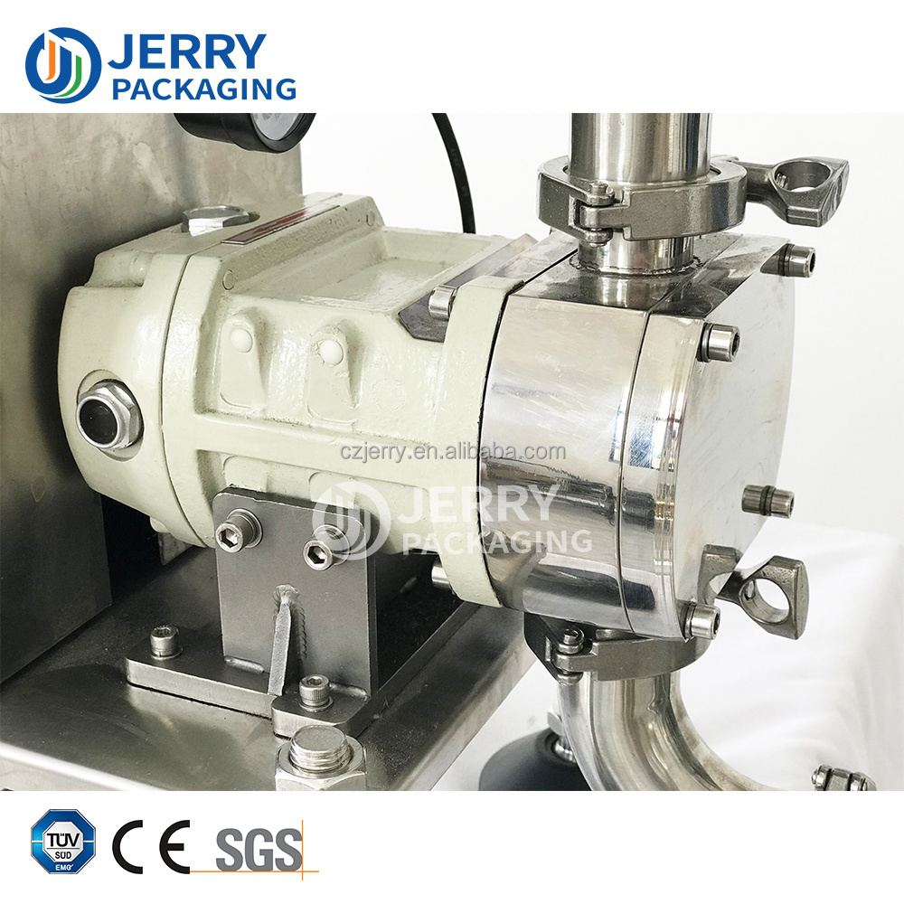 JBZ-1P Semi Automatic 1ml-5000ml  Rotor lobe Pump Filler Lotion Face Cream Bottle Paste Filling Machine