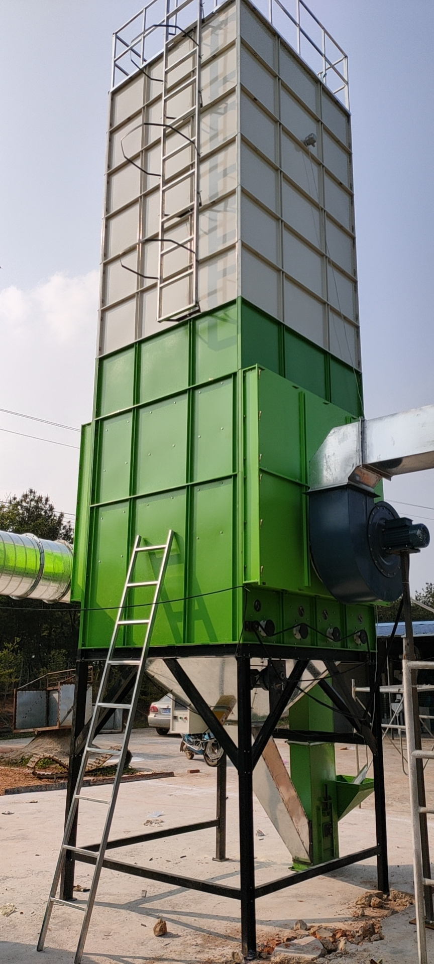 Automatic rice parboiling plant with paddy dryer parboiled rice drying machine