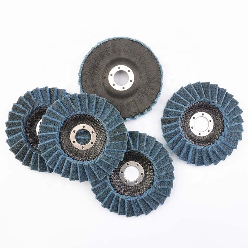 4.5 Inch surface polishing T27 discos de corte Zirconia Abrasive metal scouring pad flap disc