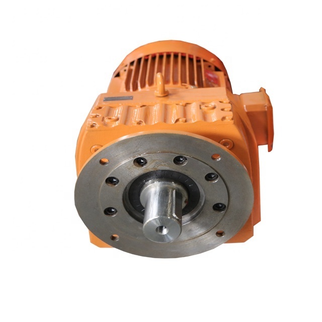 High Precision R Series Inline Helical Gear Electric Motor With Reduction Gear Prices For Sales