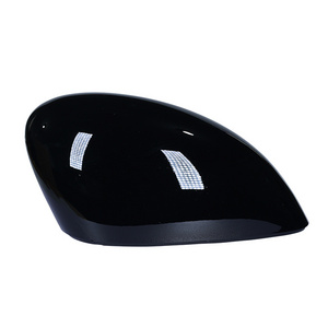 Car Real Mirror Accessories Decoration Car Body Kit glossy black Rear View Mirror Cover For fiesta MK7