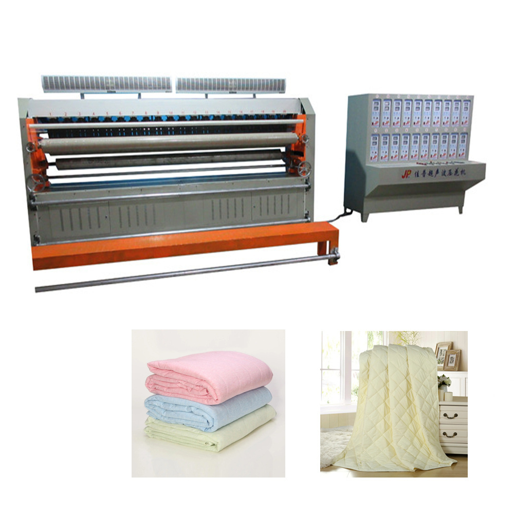 Automatic industrial mattress ultrasonic embroidery quilting machine