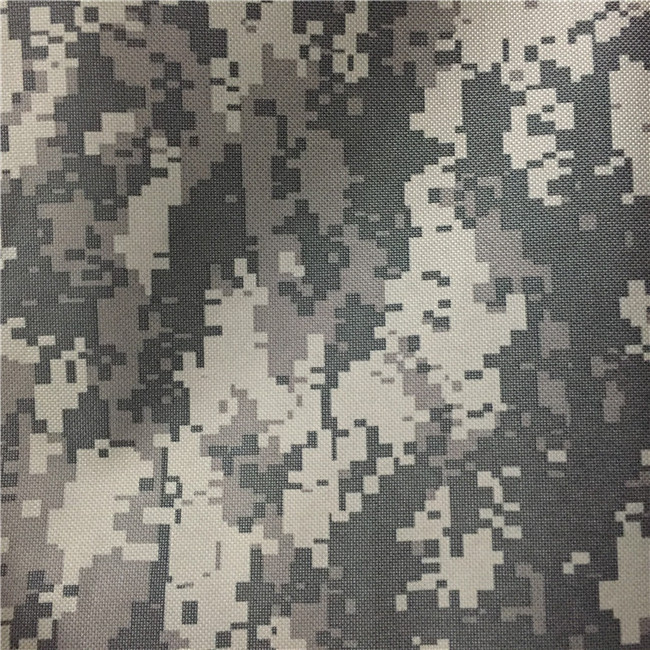 High quality 1000D Polyester Fdy ATY camouflage cordura Fabric with pu coating