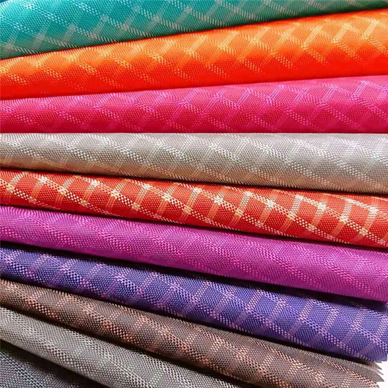 420 D 100% polyester oxford fabric double yarns ripple styles coated PVC