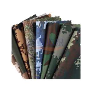 High quality 1000D Polyester Fdy ATY camouflage cordura Fabric with pu coating