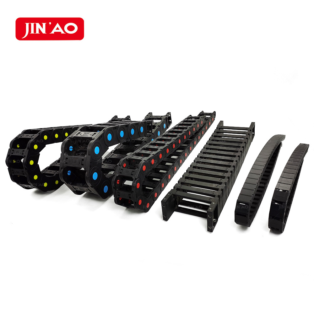 JINAO plastic drag chain nylon cable chain carrier