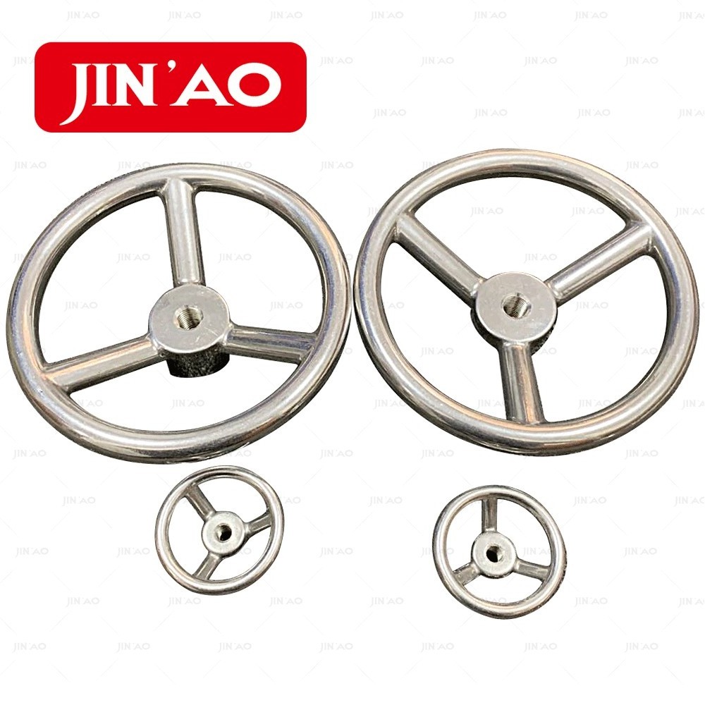 stainless steel handwheel threaded hand wheels for machine