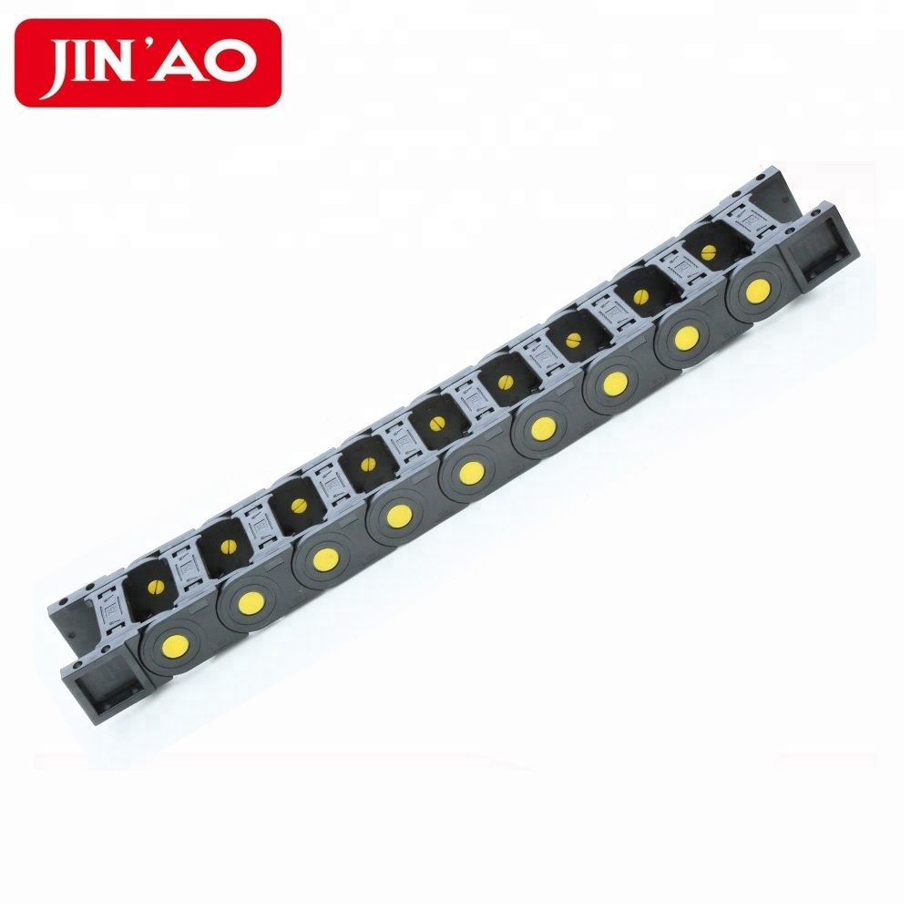 Machine Tool Machinery Plastic Track Reinforced Bridge Nylon Cable Drag Chain