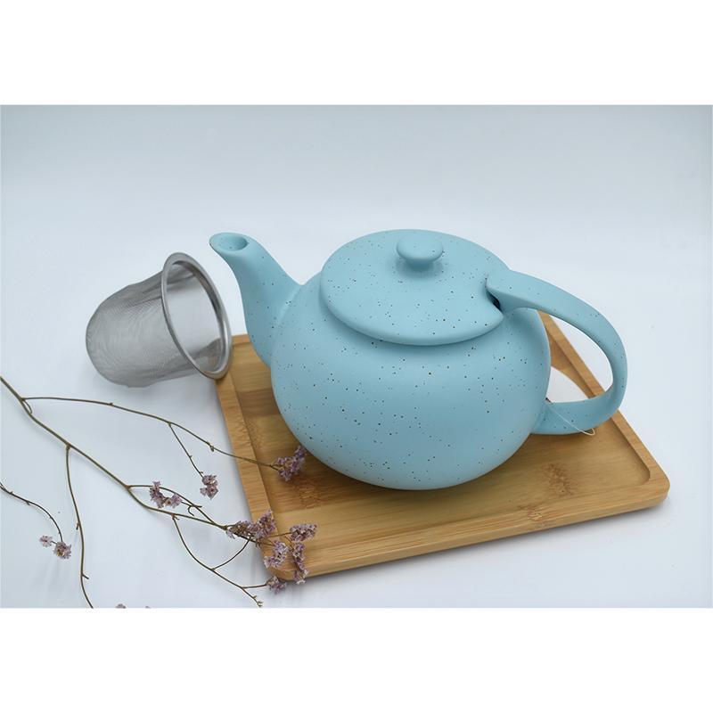 Nordic style special glazed Ceramic Teapot with Lid Cute Coffee Kettle for Tea Time