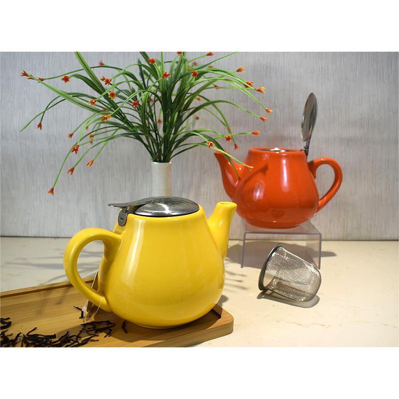 Wholesale Unique Style Cute Porcelain Coffee Pot Ceramic Teapot For Home Kettle Restaurant Coffee Pot