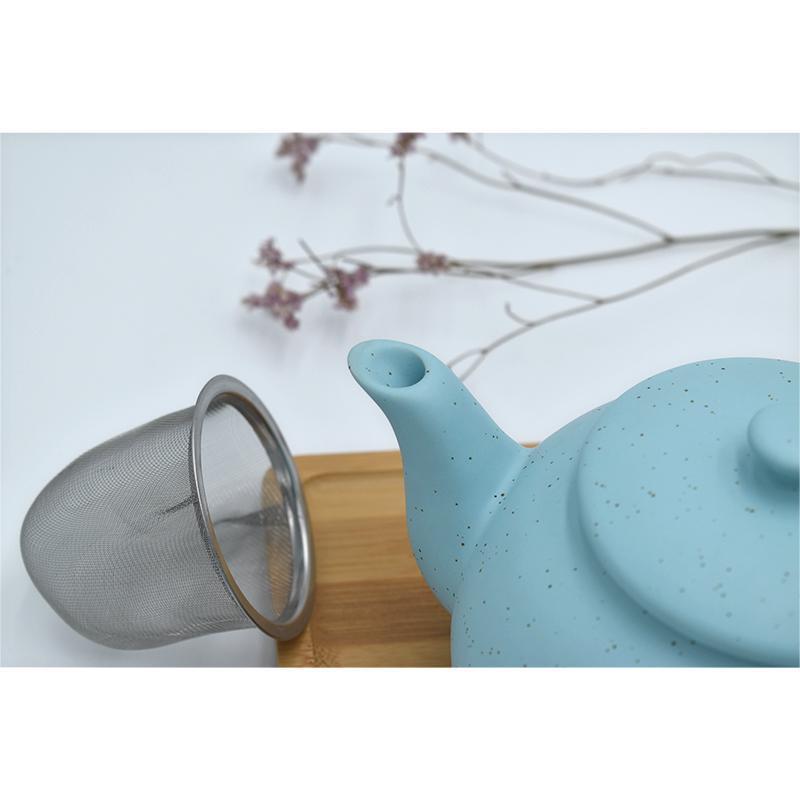 Nordic style special glazed Ceramic Teapot with Lid Cute Coffee Kettle for Tea Time