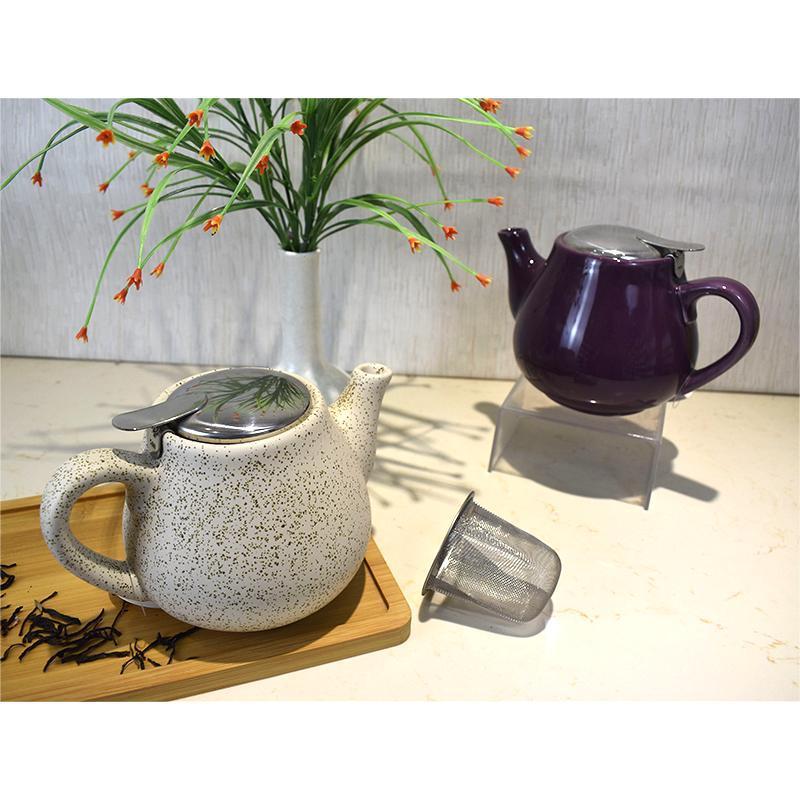 Wholesale Unique Style Cute Porcelain Coffee Pot Ceramic Teapot For Home Kettle Restaurant Coffee Pot