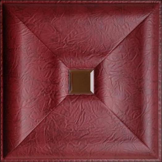 3d leather panels for walls and ceiling decorative produced by leather