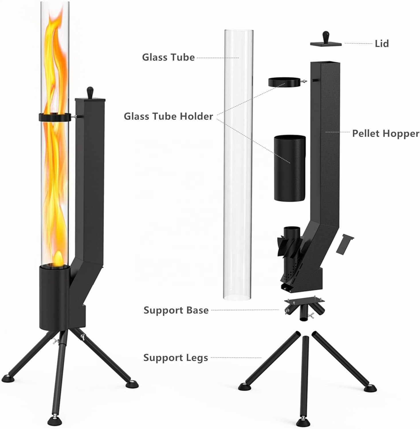 High Quality outdoor Patio Heater wood pellet heater For Garden