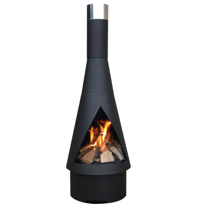 Fashion Outdoor Wood Burning Fire Pit Chimney For Garden Patio Backyard Camping