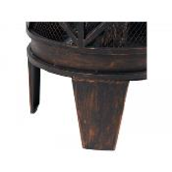 Hot Sale Round Outdoor Bbq Grill Wood Burning Fire Pit For Backyard Garden Patio