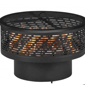 New Arrivals Outdoor Round Fire Pits Metal Wood Burning Fire Basket For Patio Camping Backyard Garden