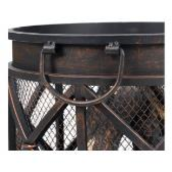 Hot Sale Round Outdoor Bbq Grill Wood Burning Fire Pit For Backyard Garden Patio