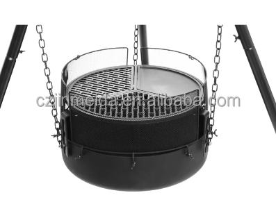 Hot Selling Hanging Barbecue Tripod Foldable Fire Pit Charcoal Bbq Grill For Garden