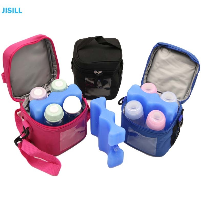 JISILL Plastic Hard Wave Ice Brick Can Shaped Ice Pack Cooler For Lunch Bag Ice Bags Frezzer Cooling Pack