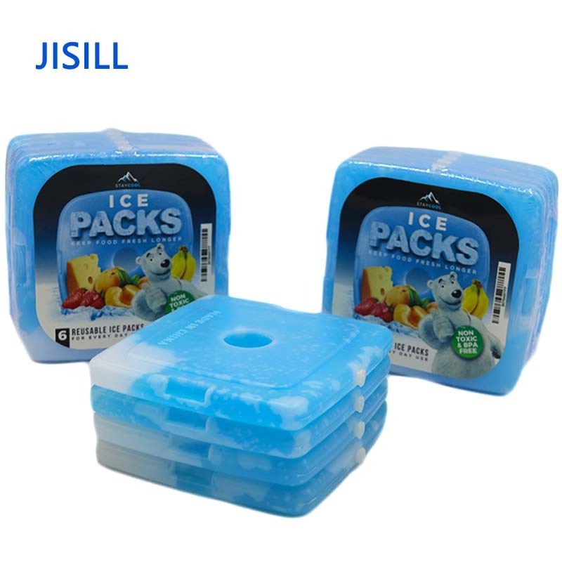 160ML Food Grade Commercial Ice Box Reusable Ice Gel Brick for Cooler Lunch Box