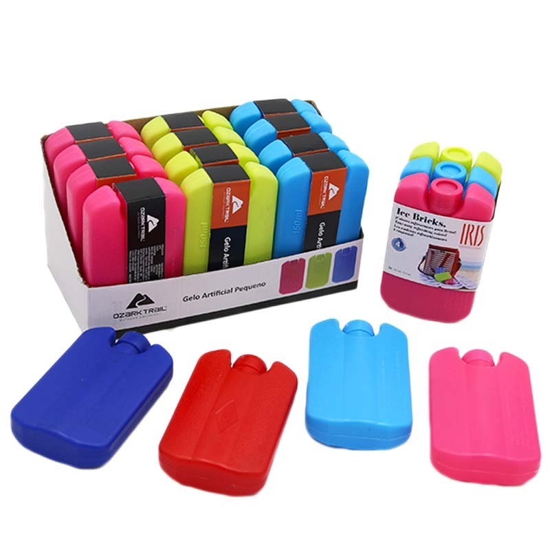 Plastic ice box mini ice gel cooler pack for lunch box